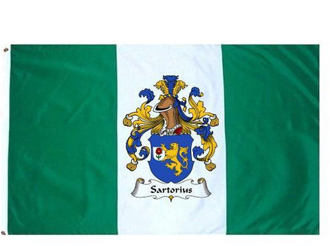 Sartorius family crest coat of arms flag