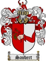 Saubert coat of arms family crest download