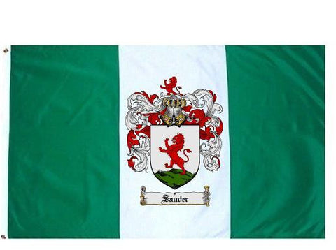 Sauder family crest coat of arms flag