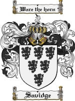Savidge coat of arms family crest download