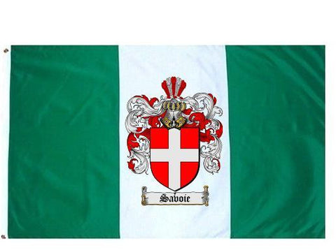 Savoie family crest coat of arms flag