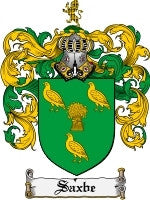 Saxbe coat of arms family crest download