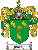 Saxby coat of arms family crest download