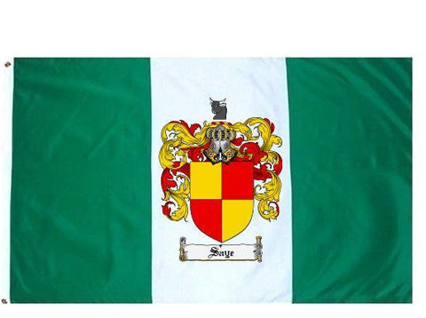 Saye family crest coat of arms flag