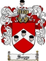 Sayge coat of arms family crest download