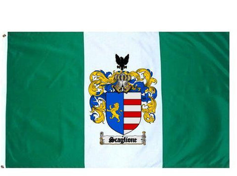 Scaglione family crest coat of arms flag
