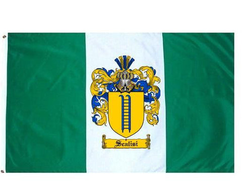 Scalisi family crest coat of arms flag