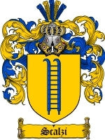 Scalzi coat of arms family crest download