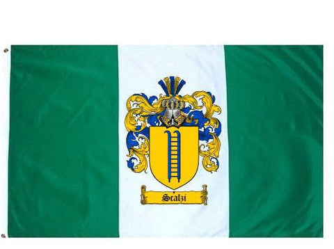 Scalzi family crest coat of arms flag