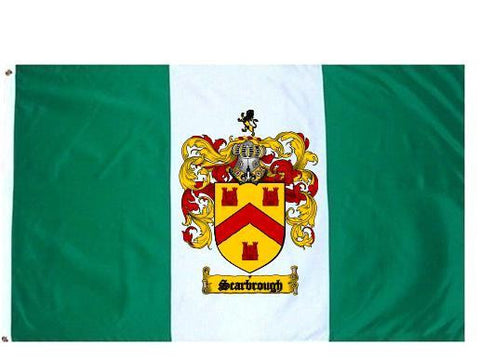 Scarbrough family crest coat of arms flag