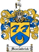 Scaresbrick coat of arms family crest download