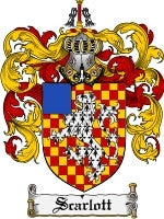 Scarlott coat of arms family crest download