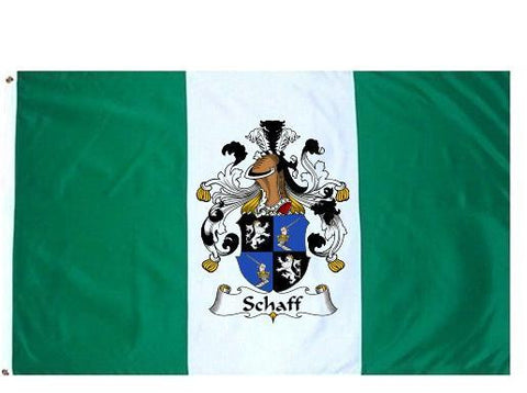 Schaff family crest coat of arms flag