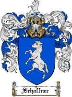 Schaffner coat of arms family crest download