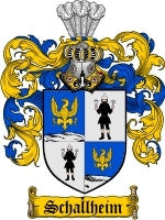 Schallheim coat of arms family crest download