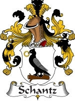 Schantz coat of arms family crest download