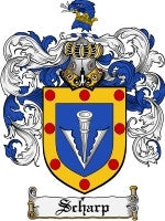 Scharp coat of arms family crest download