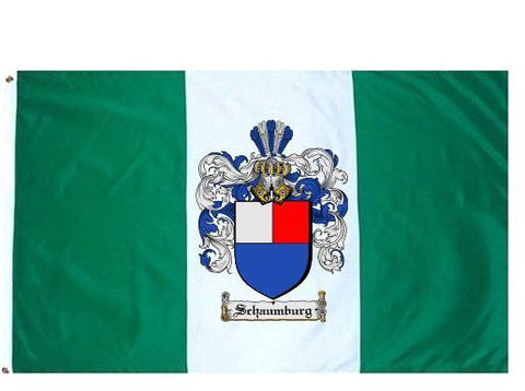 Schaumburg family crest coat of arms flag