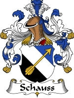 Schauss coat of arms family crest download