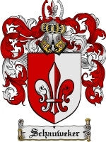 Schauweker coat of arms family crest download