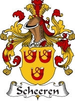 Scheeren coat of arms family crest download