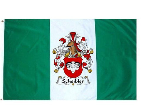 Scheibler family crest coat of arms flag