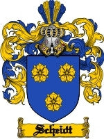 Scheidt coat of arms family crest download