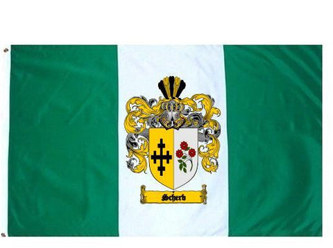 Scherb family crest coat of arms flag
