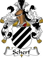 Scherf coat of arms family crest download