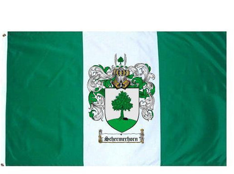 Schermerhorn family crest coat of arms flag