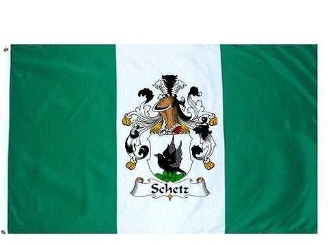 Schetz family crest coat of arms flag