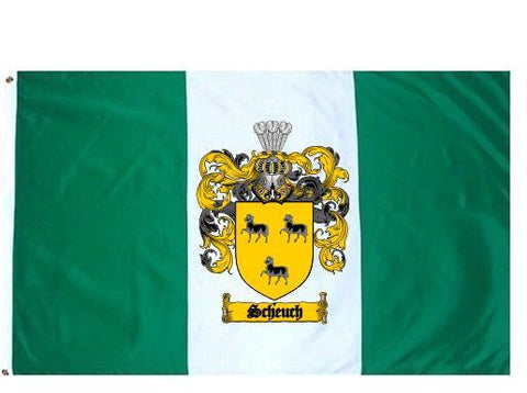 Scheuch family crest coat of arms flag