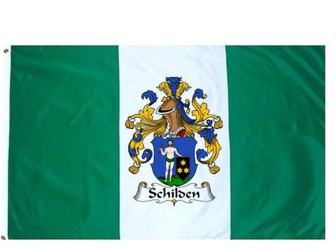 Schilden family crest coat of arms flag