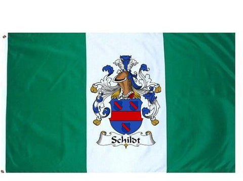 Schildt family crest coat of arms flag