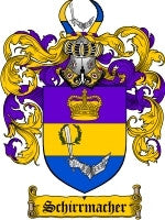 Schirrmacher coat of arms family crest download