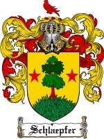 Schlaepfer coat of arms family crest download