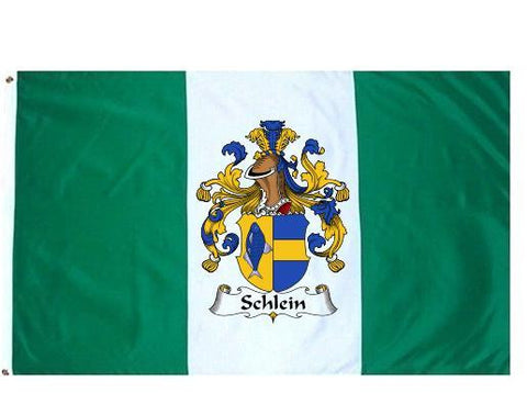 Schlein family crest coat of arms flag