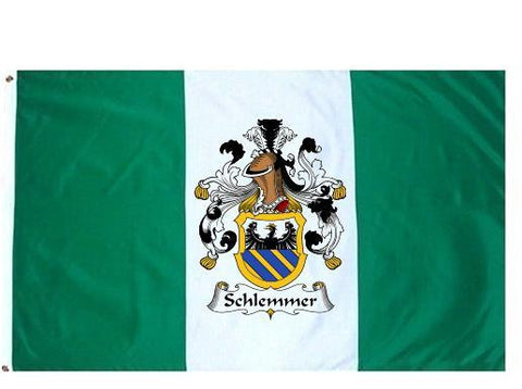 Schlemmer family crest coat of arms flag