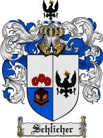 Schlicher coat of arms family crest download