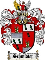 Schmidley coat of arms family crest download