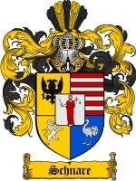 Schnare coat of arms family crest download