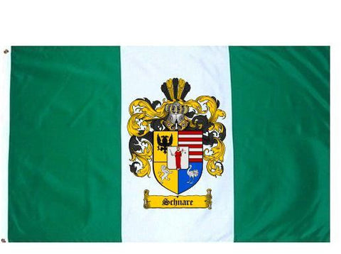 Schnare family crest coat of arms flag