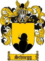 Schnegg coat of arms family crest download