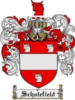 Scholefield coat of arms family crest download