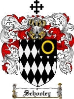 Schooley coat of arms family crest download