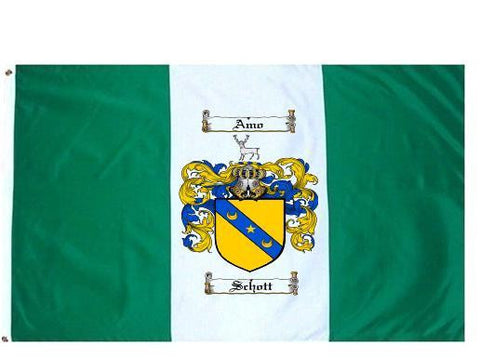 Schott family crest coat of arms flag