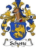 Schotte coat of arms family crest download