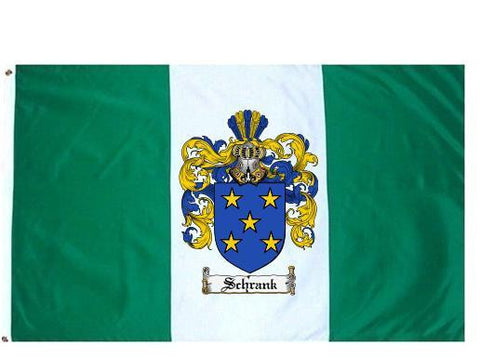 Schrank family crest coat of arms flag