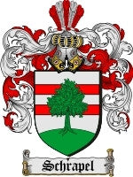 Schrapel coat of arms family crest download