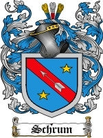 Schrum coat of arms family crest download